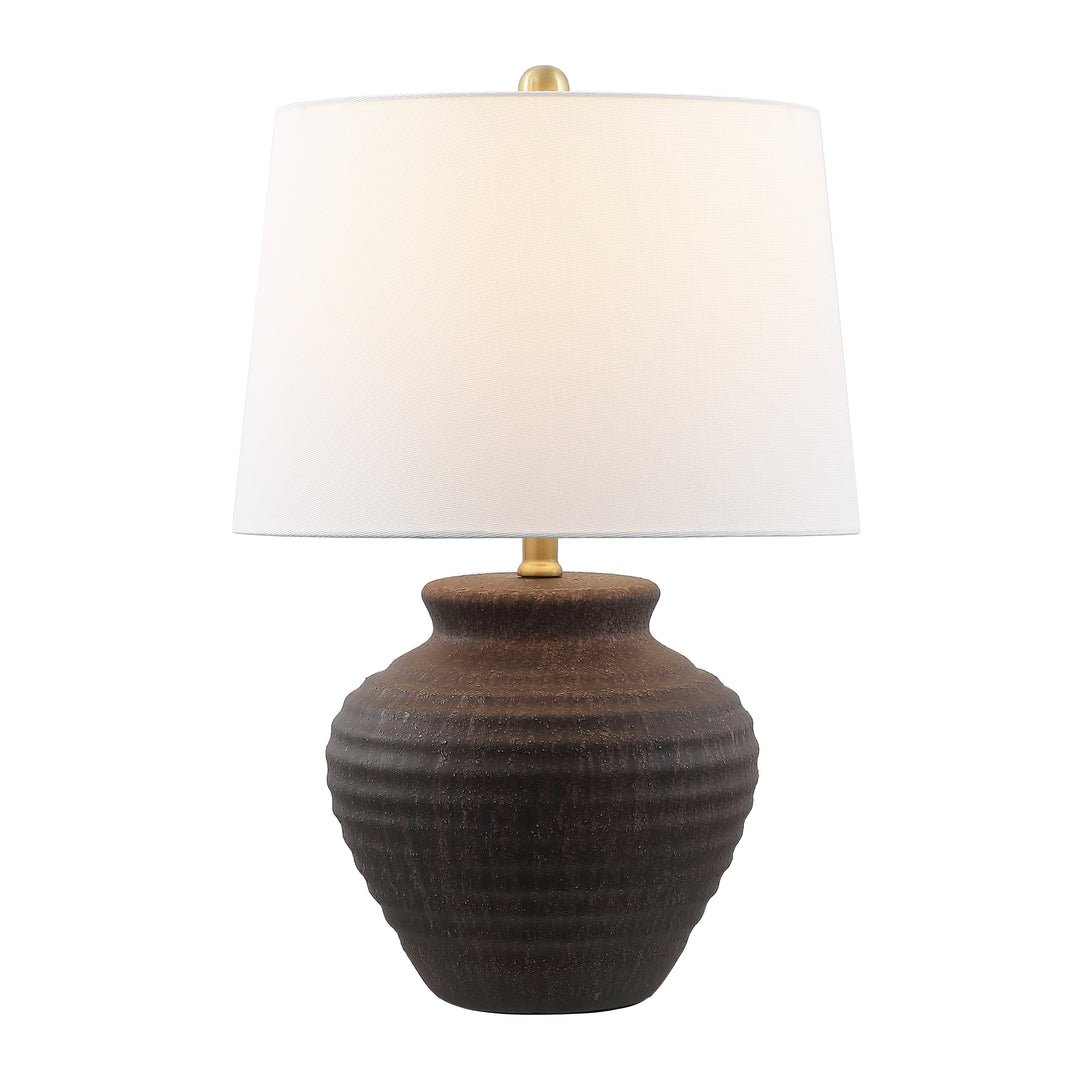 Lighting 22.5-Inch Ledger Ceramic Table Lamp. - 15"W X 15"D X 23"H