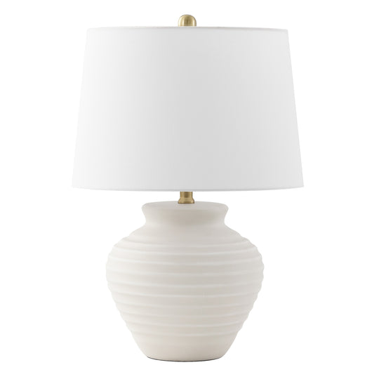 Lighting 22.5-Inch Ledger Ceramic Table Lamp. - 15"W X 15"D X 23"H