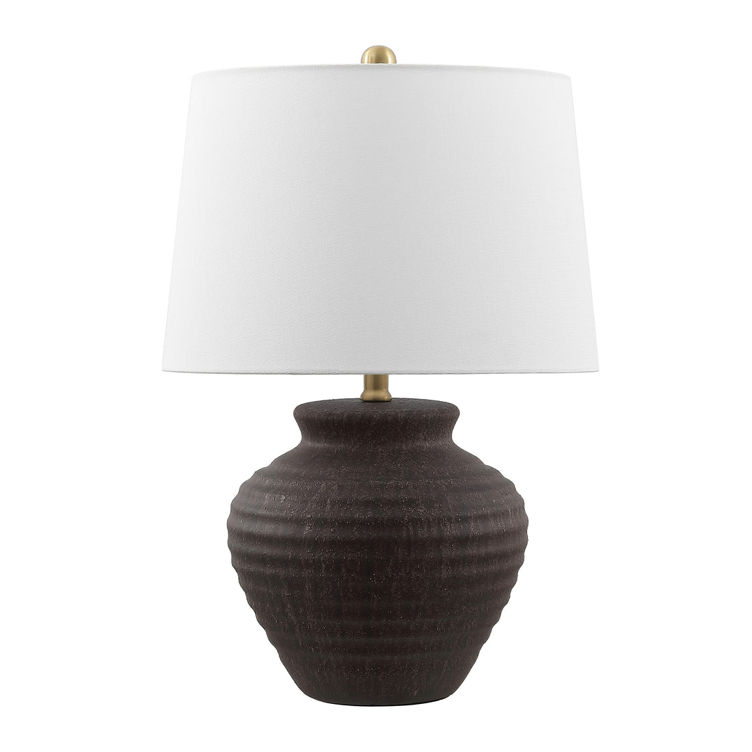 Lighting 22.5-Inch Ledger Ceramic Table Lamp. - 15"W X 15"D X 23"H