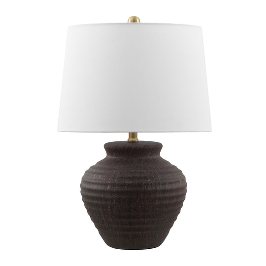 Lighting 22.5-Inch Ledger Ceramic Table Lamp. - 15"W X 15"D X 23"H