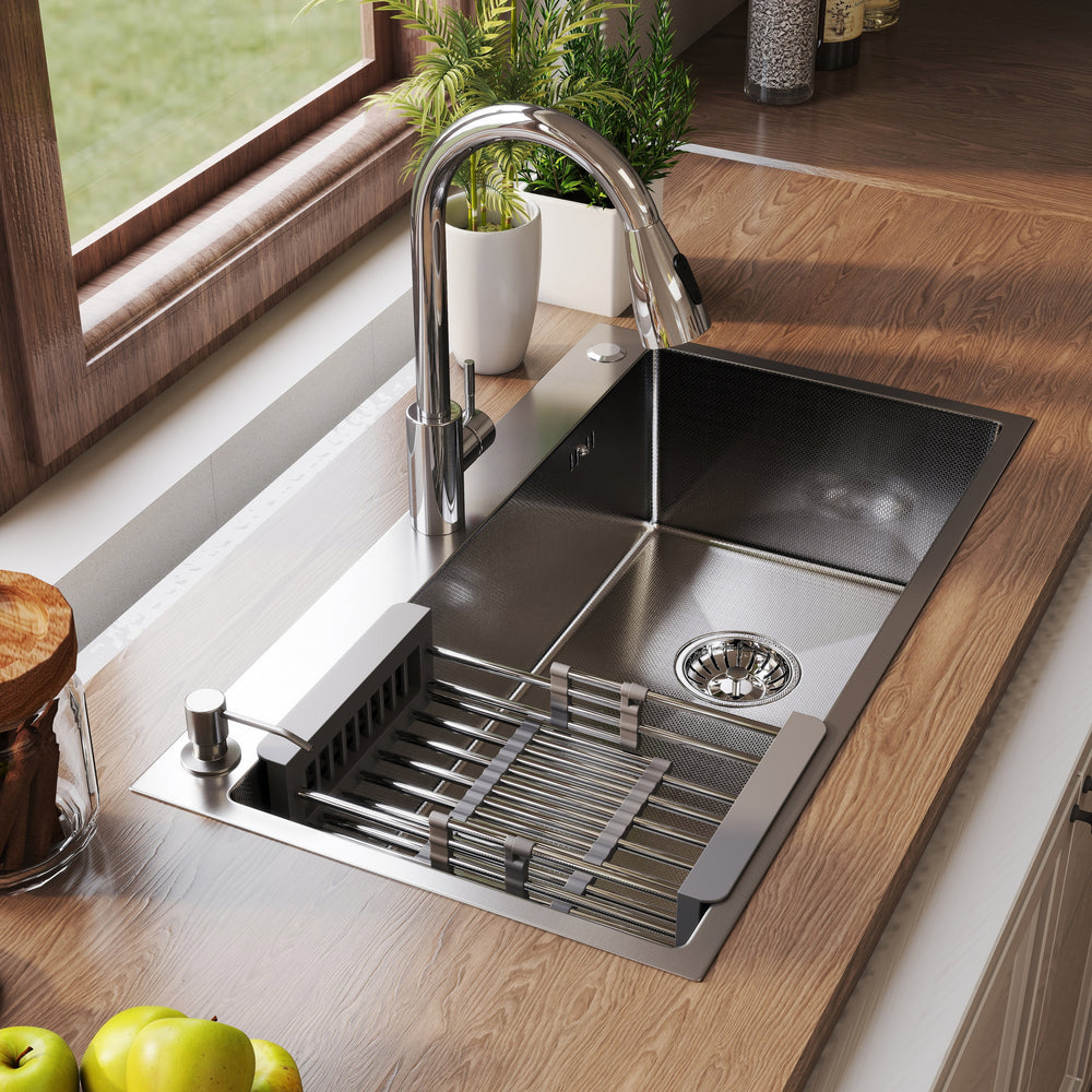 Stainless Steel Single Bowl Drop in Kitchen Sink