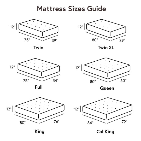 ™ 12 Inch Memory Foam Mattress in a Box with Certipur-Us and OEKO-TEX