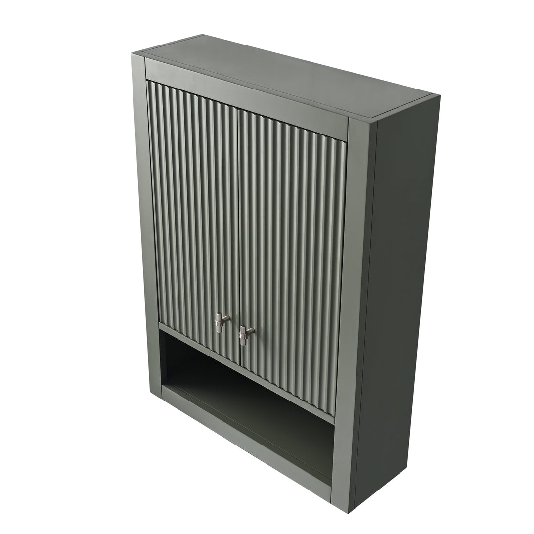 24 "Wall Mounted Bathroom Storage Cabinet with Soft Close Doors