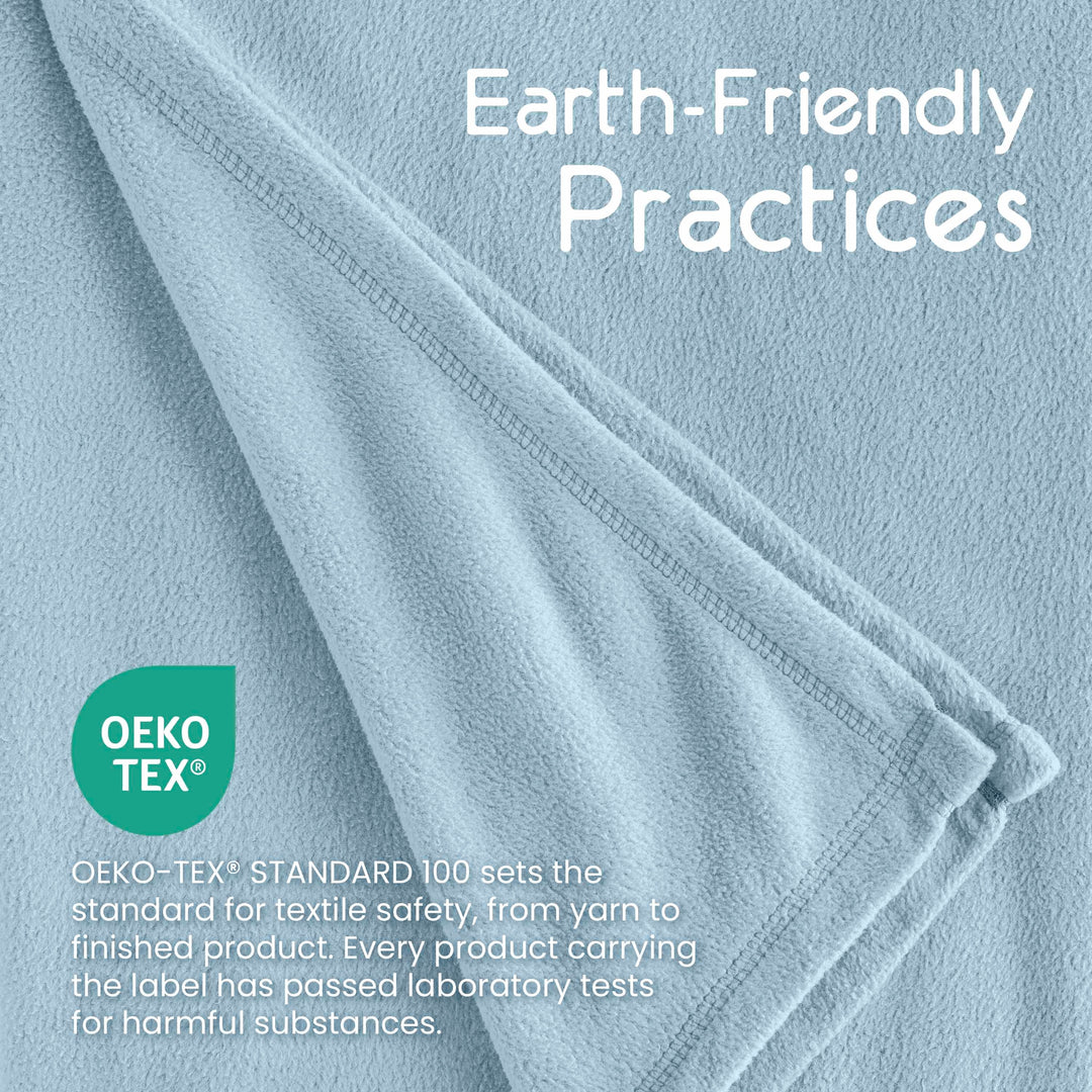 Microfleece Blanket Soft, Lightweight, Plush All-Season Throw