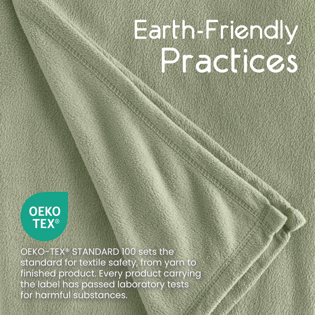 Microfleece Blanket Soft, Lightweight, Plush All-Season Throw