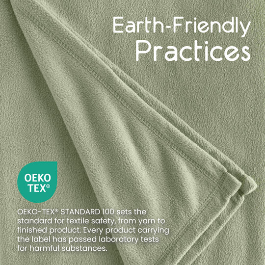 Microfleece Blanket Soft, Lightweight, Plush All-Season Throw
