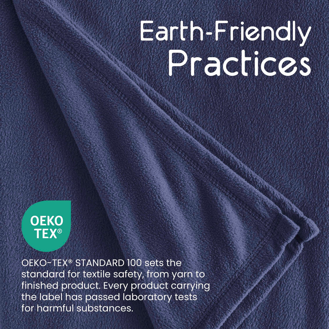 Microfleece Blanket Soft, Lightweight, Plush All-Season Throw