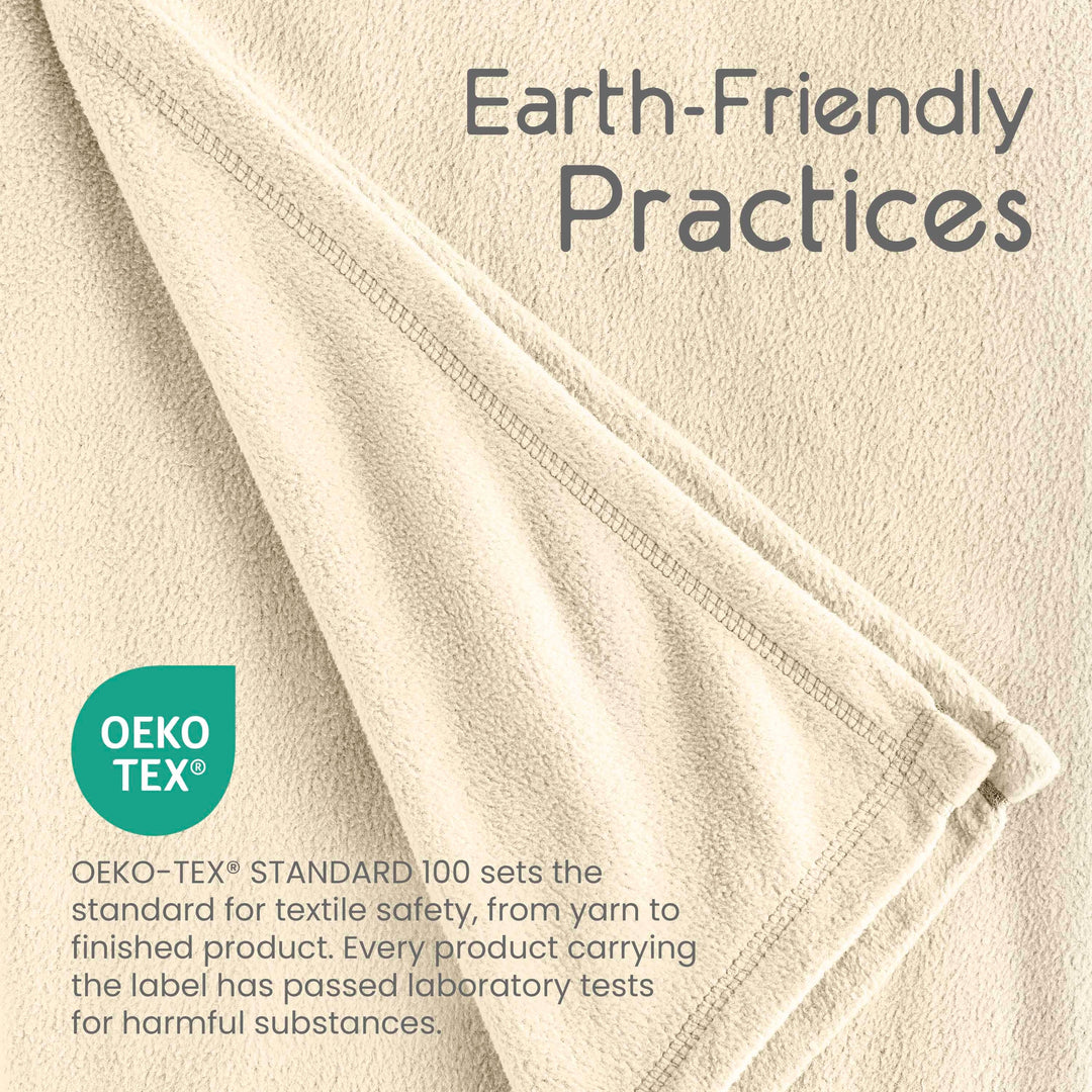 Microfleece Blanket Soft, Lightweight, Plush All-Season Throw