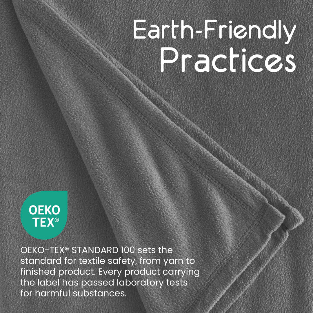 Microfleece Blanket Soft, Lightweight, Plush All-Season Throw