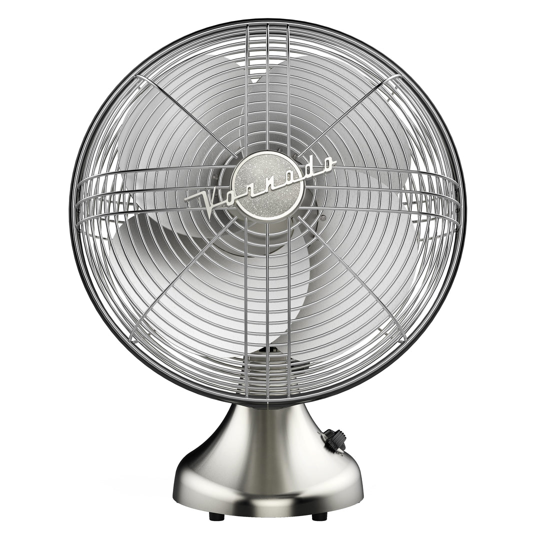 Silver Swan Vintage Oscillating Fan, Brushed Nickel