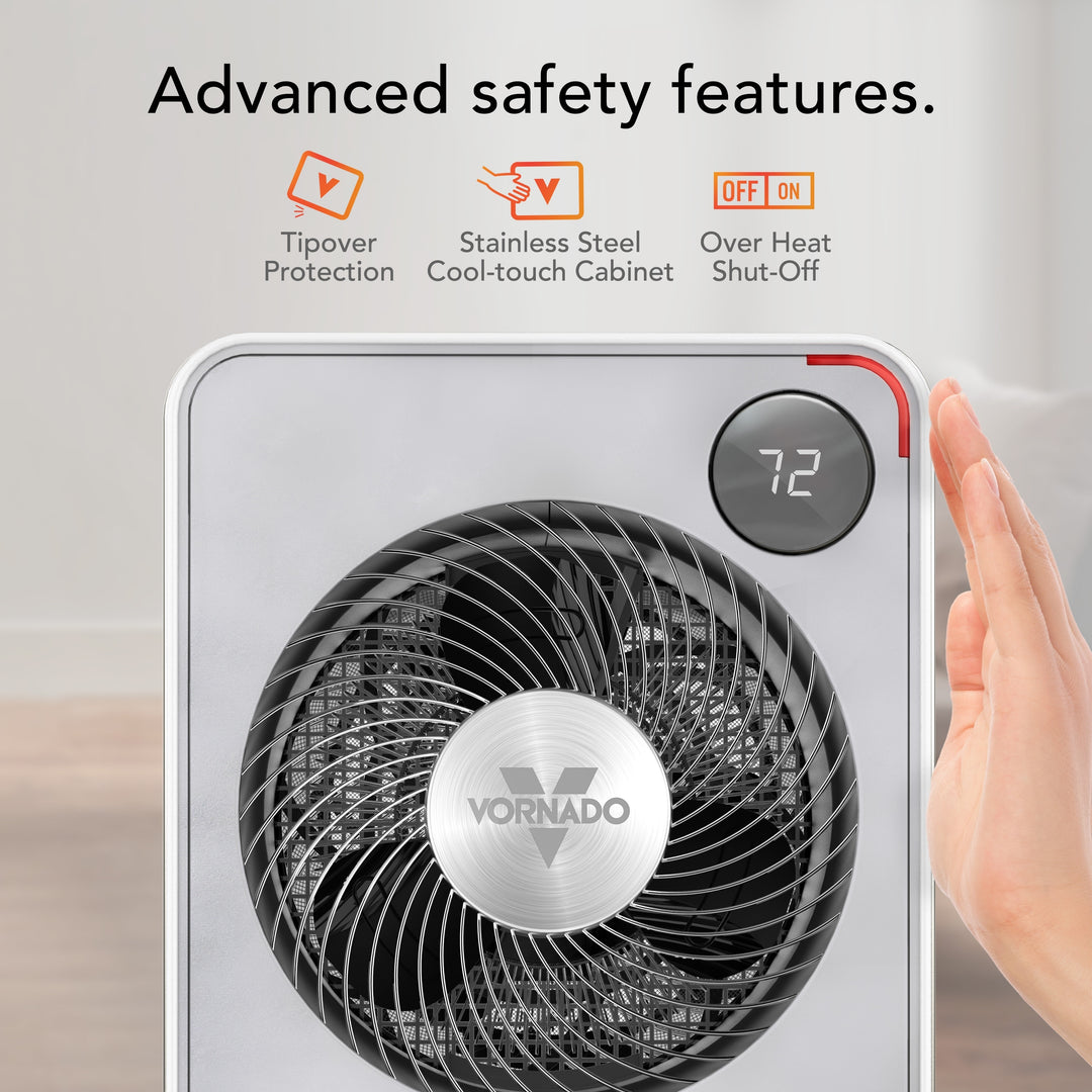 Vmhi500 Whole Room Metal Space Heater, Remote Control