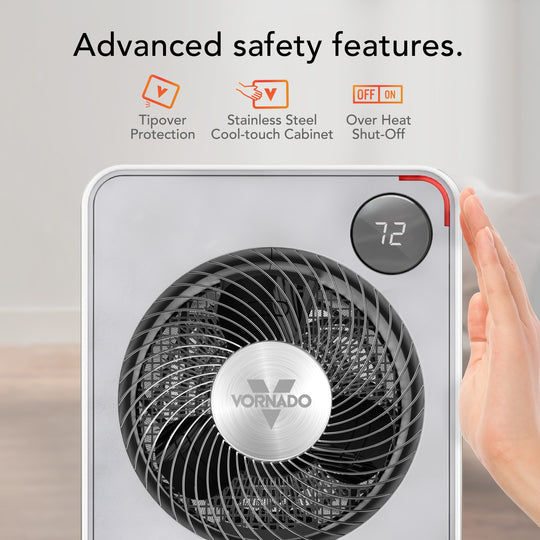 Vmhi500 Whole Room Metal Space Heater, Remote Control
