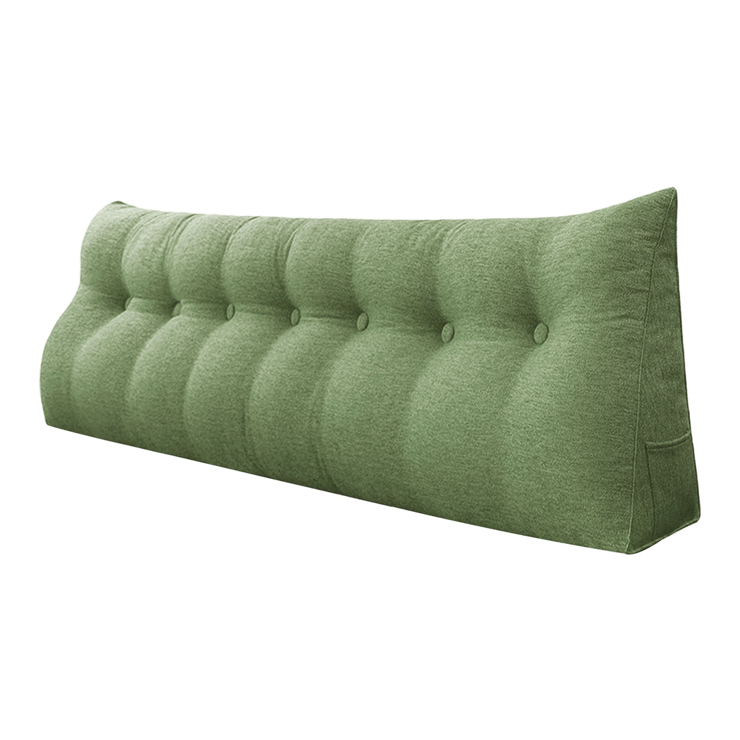 Bed Rest Wedge Reading Pillow Headboard Back Support Cushion