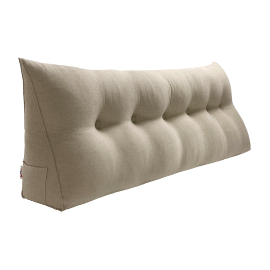 Bed Rest Wedge Reading Pillow Headboard Back Support Cushion