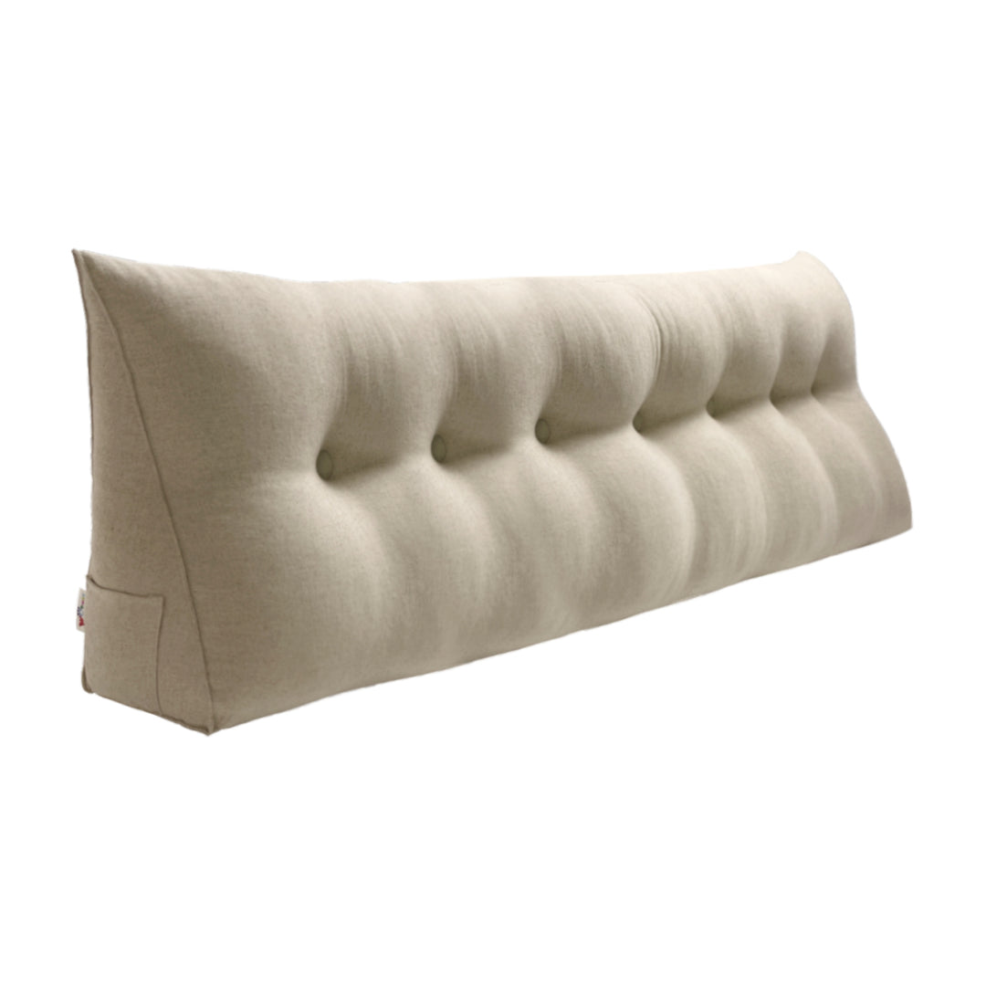 Bed Rest Wedge Reading Pillow Headboard Back Support Cushion