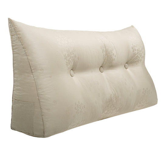 Bed Rest Wedge Reading Pillow Headboard Back Support Cushion