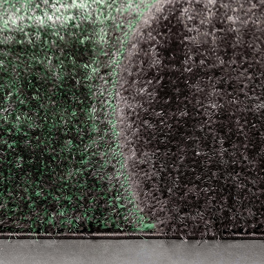 San Francisco Luz Geometric Modern Carved Shag Area Rug