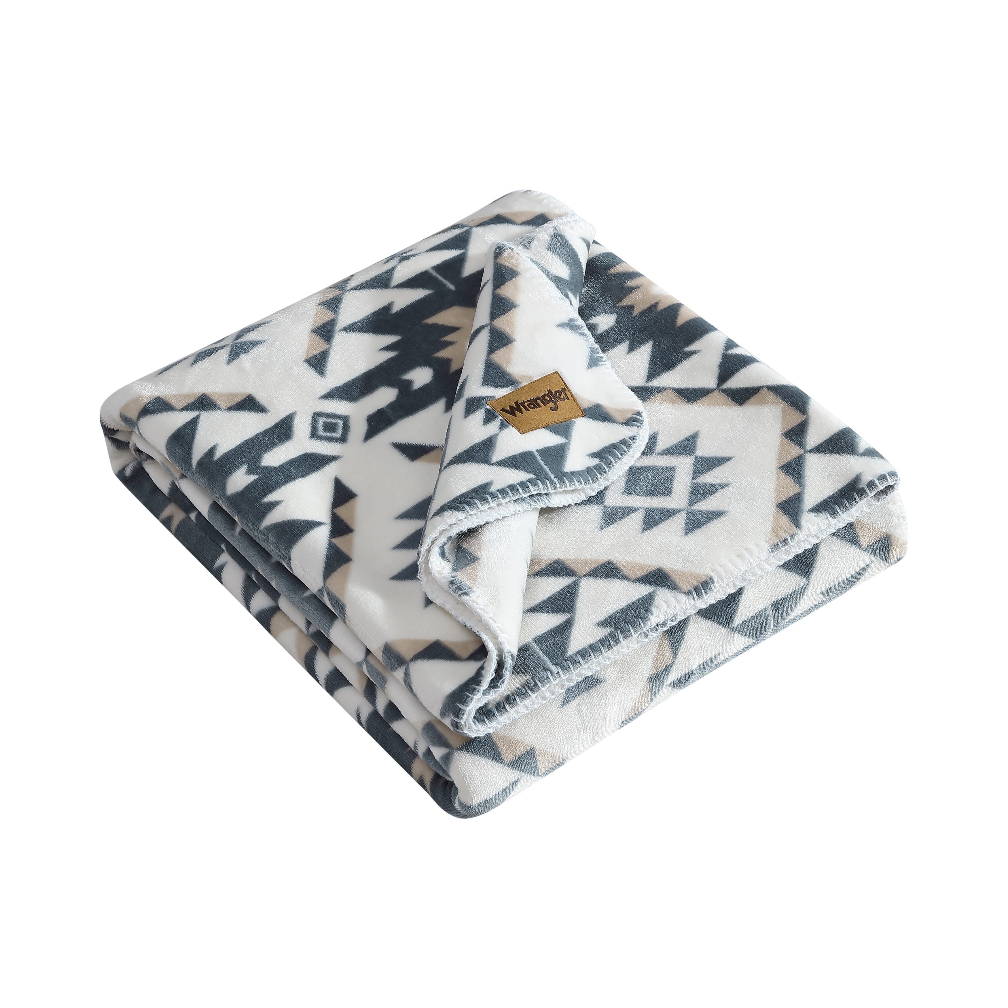 Printed Plush Fleece Reversible Blanket