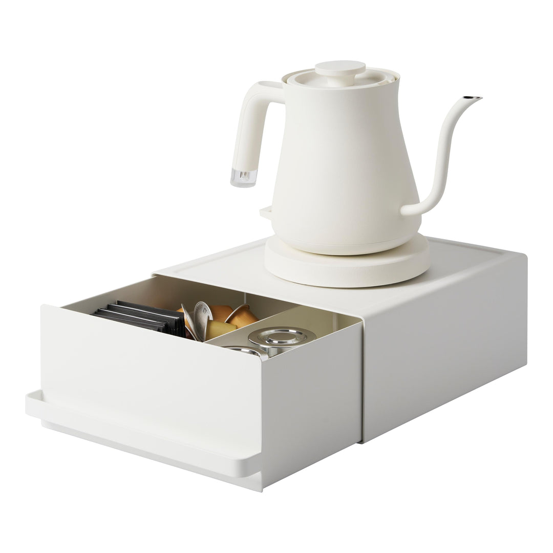 Countertop Rack with Drawer, Steel, Holds 11 Lbs - L 10.83 X W 8.74 X H 4.53 Inches
