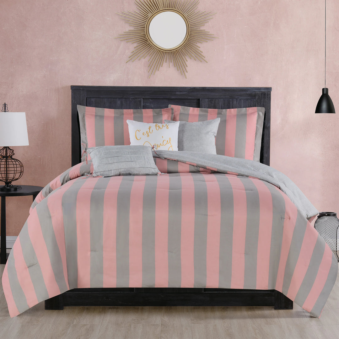 Juicy Reversible Cabana Stripe Bedding Set