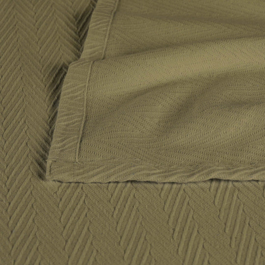 Metro Zig-Zag Chevron All-Season Bedding Cotton Blanket