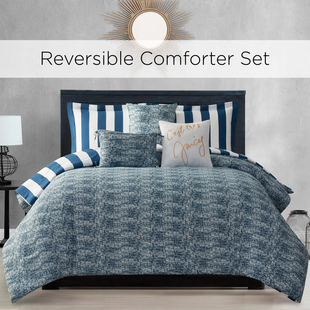 Juicy Reversible Cabana Stripe Bedding Set