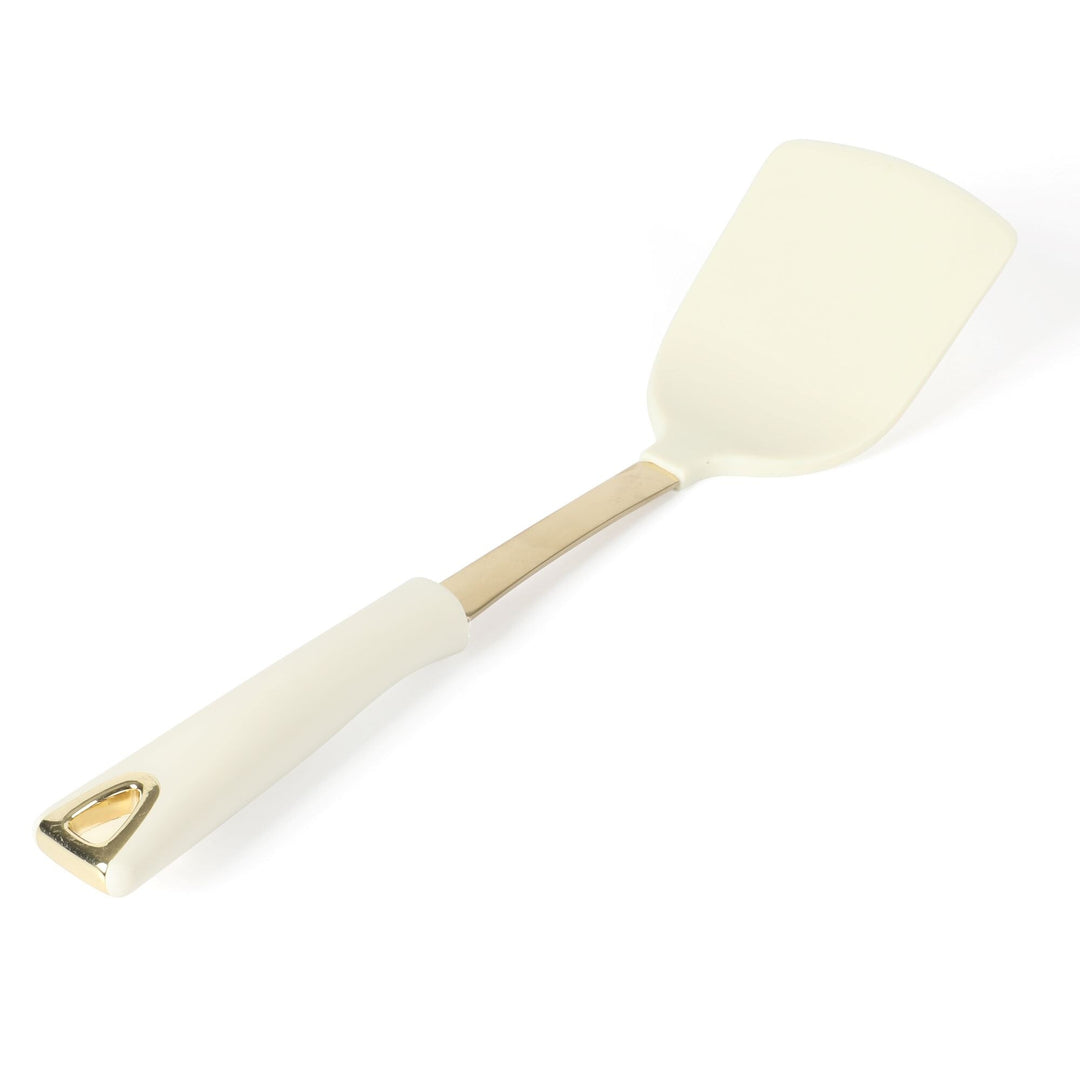 Lockton 5 Linen W/ Gold Stainless Steel & Nylon Kitchen Tool Set