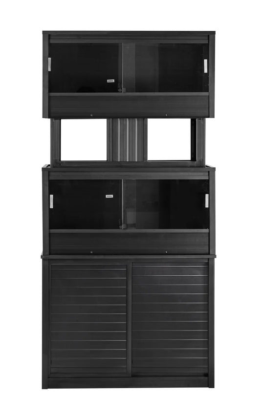 Cannock Medium Reptile Two Terrariums with Cabinet Stand Set