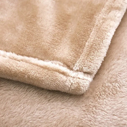 Cozy Microfiber Extra Soft Solid Color Throw Bed Blanket