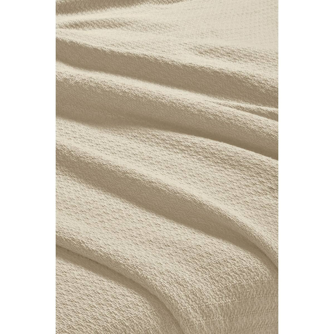 Waffle Weave Honeycomb Knit Soft Cotton Blanket