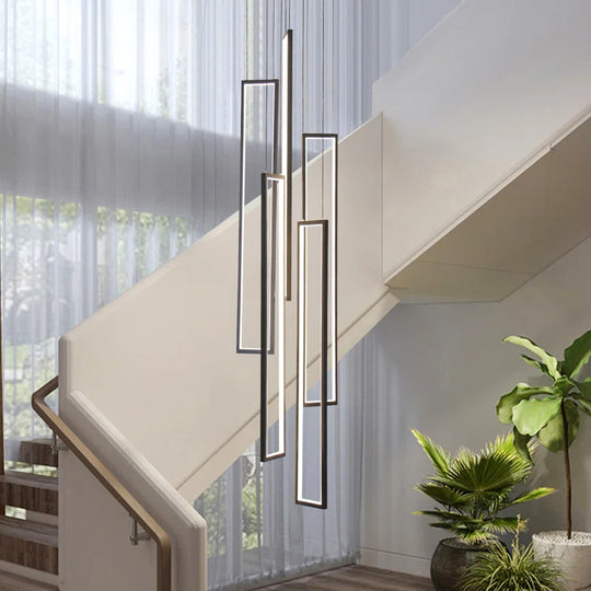 Savea 5-Light High-Ceiling Dimmable Cluster Pendant