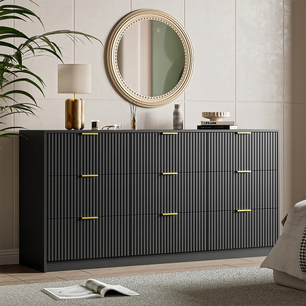 9-Drawer Dresser 63" W