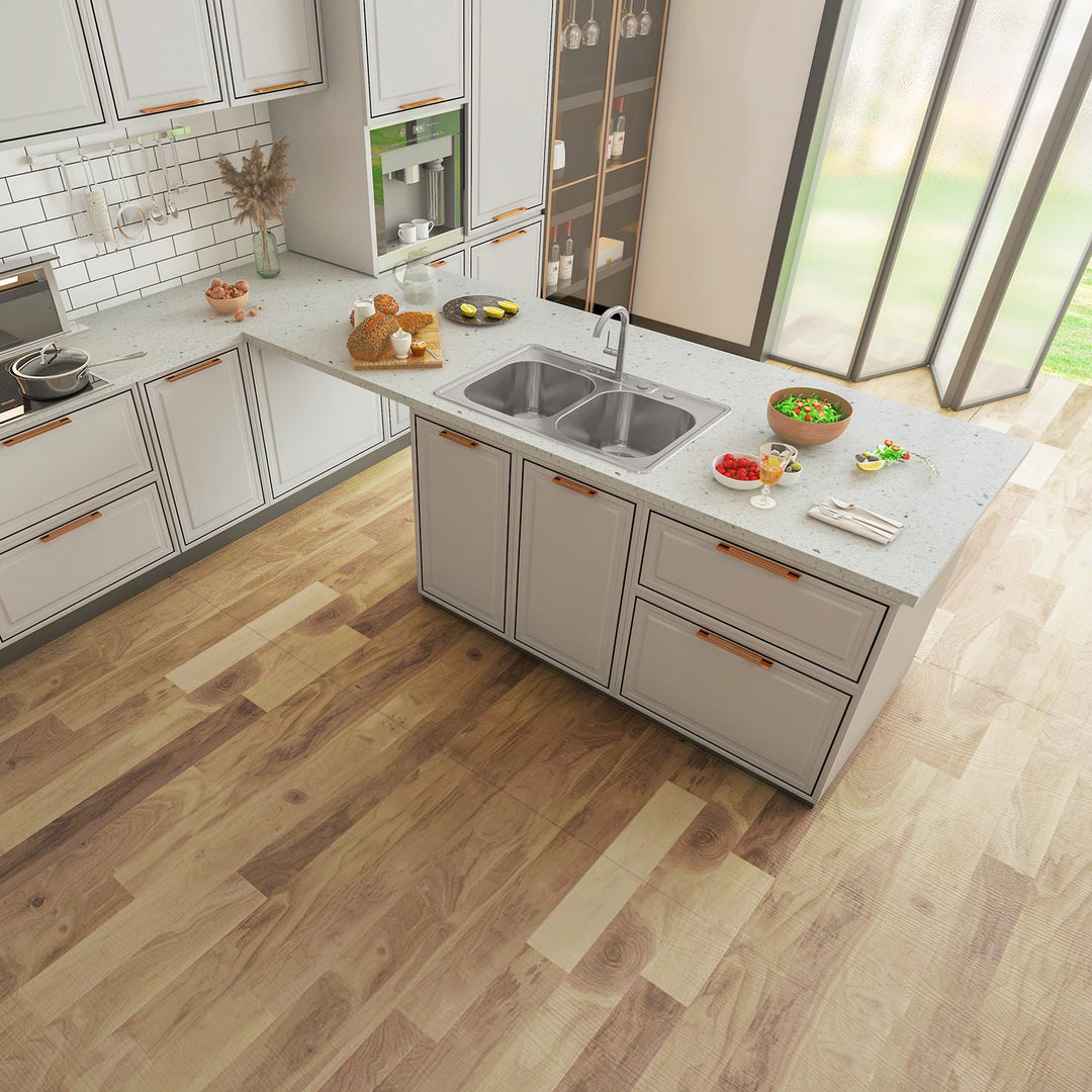 Drop in Double Bowl 304 Stainless Steel Kitchen Sink