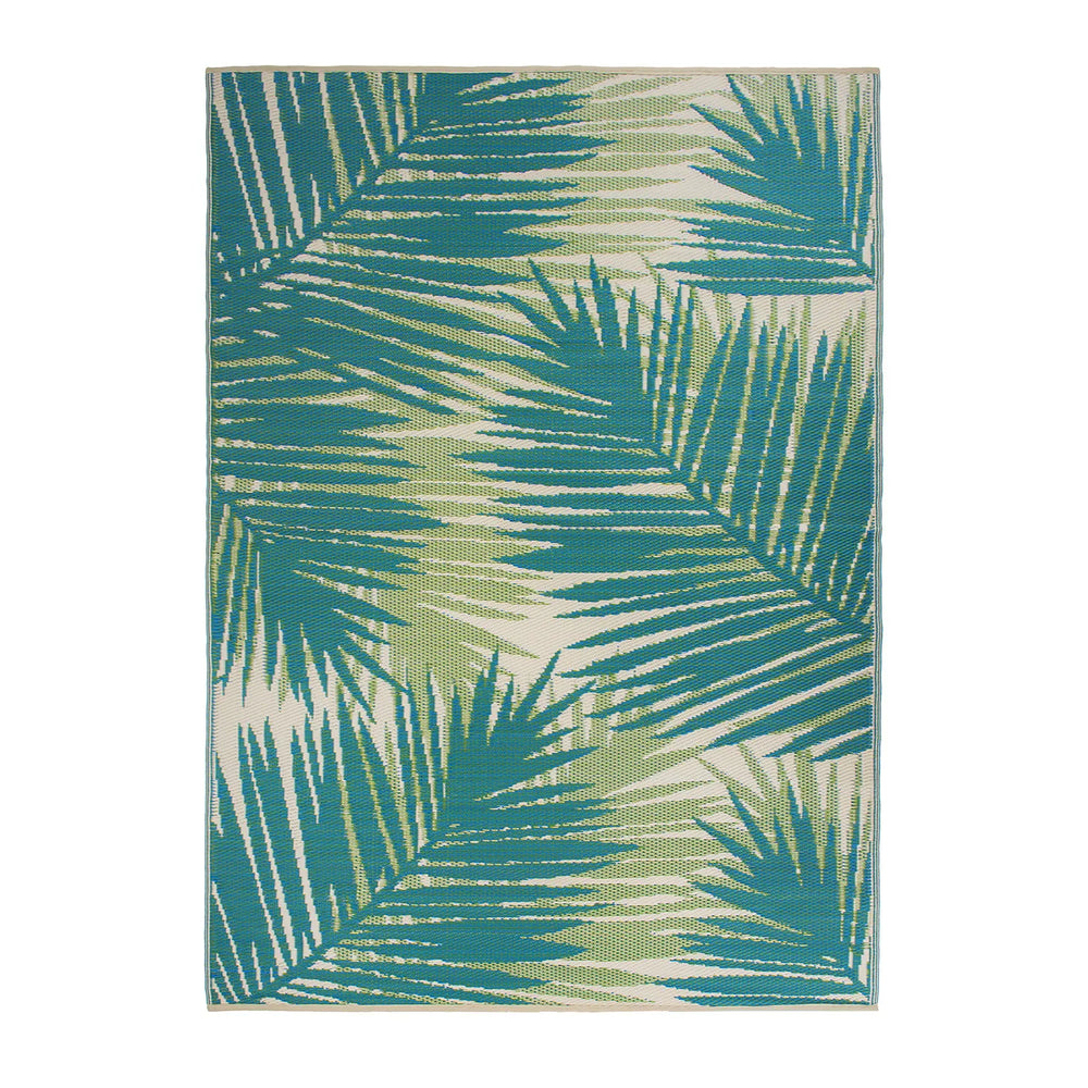 Tropical Floral Reversible Plastic Outdoor Rugs