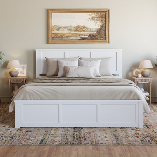Madison Platform Bed with Matching Footboard & Trundle