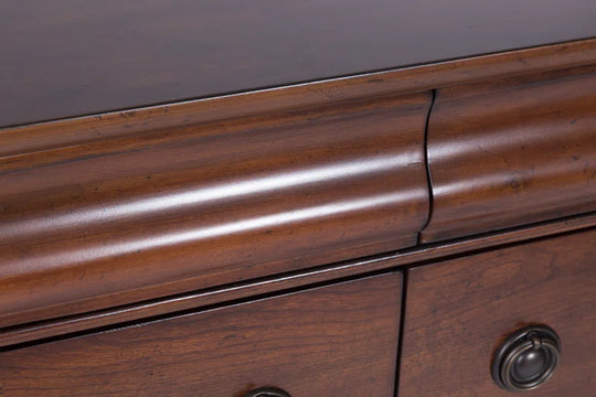 Fye 64" W 8 Drawer Dresser & Mirror Set