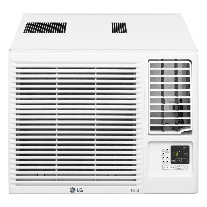 115-Volt Window Air Conditioner with Cool, Heat and Wi-Fi Control in White