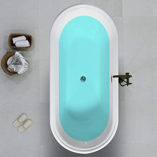 59" Freestanding Acrylic Soaking Bathtub with Overflow & Pop-Up Drain