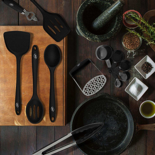 Cooking Utensil Set, 24 Piece Silicone Kitchen Tools