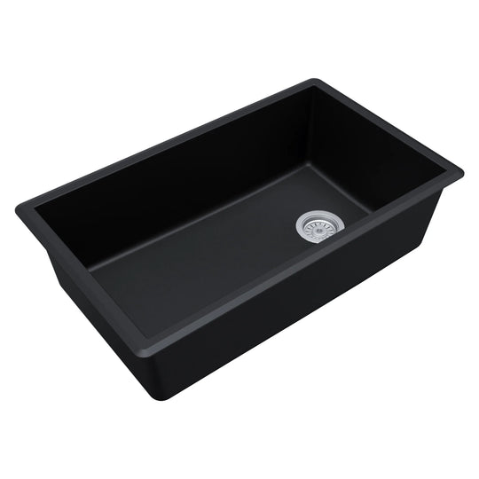 Undermount Quartz Single-Bowl Kitchen Sink