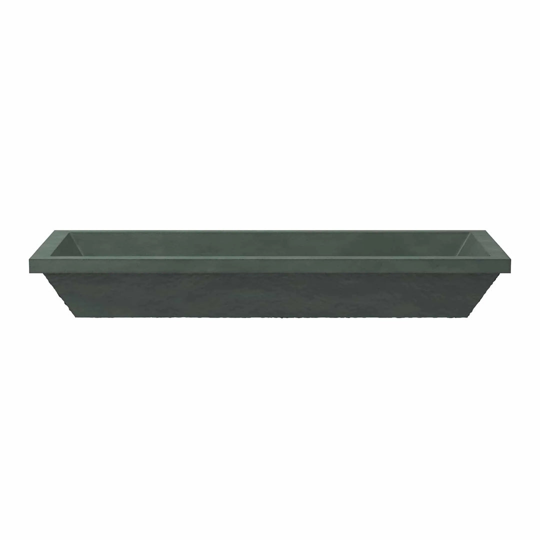 Arcata Nativestone Concrete Undermount Trough Bathroom Sink