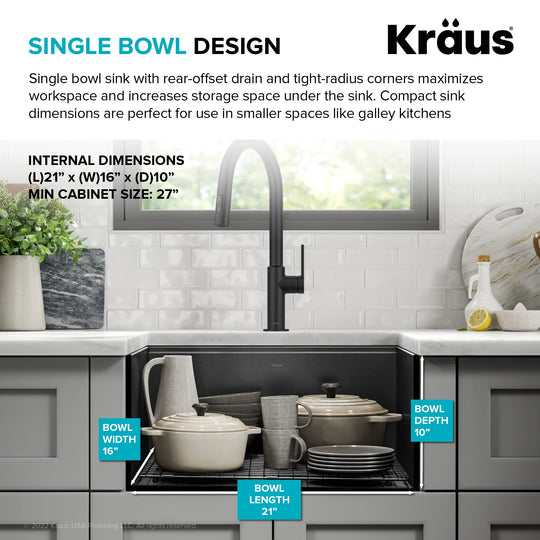Kore Workstation Undermount Stainless Steel Kitchen Sink
