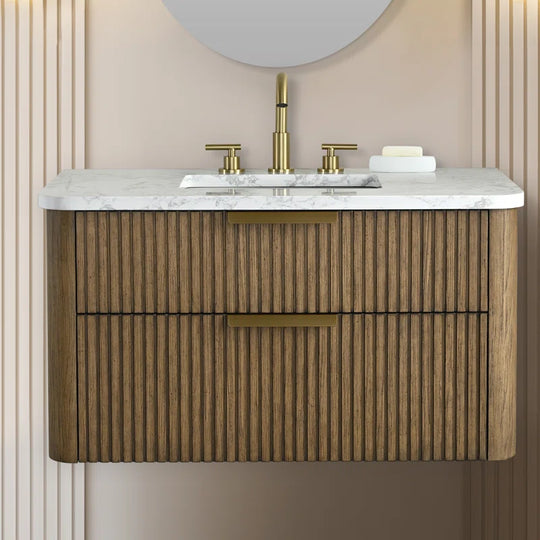 Liljan 36'' Wall-Mounted Single Bathroom Vanity