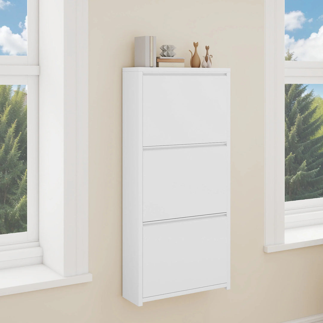 Shoe Storage Cabinet with Drawers Entryway Shoe Storage