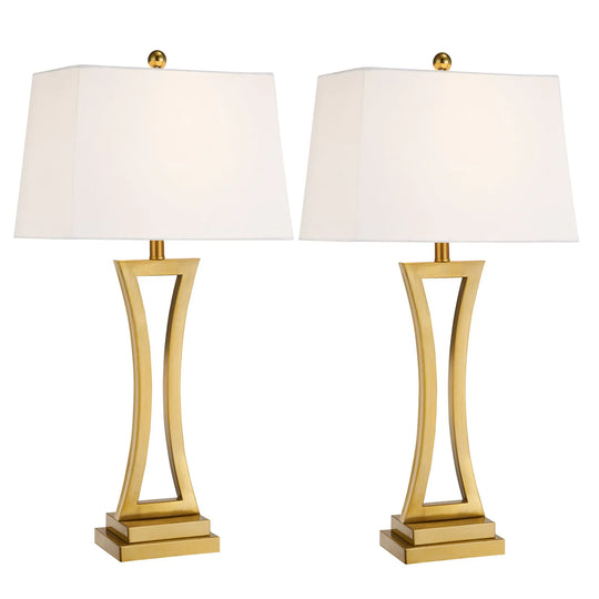 30.75" Bedside Table Lamp Set (Set of 2)