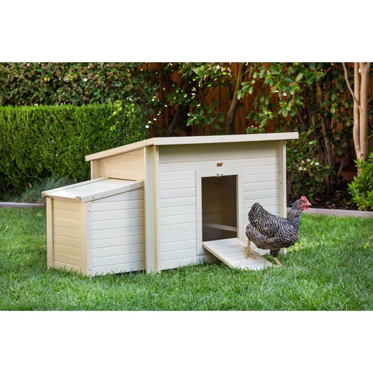 Achilles ECOFLEX Backyard Chicken Coop with Built-In Nesting Box