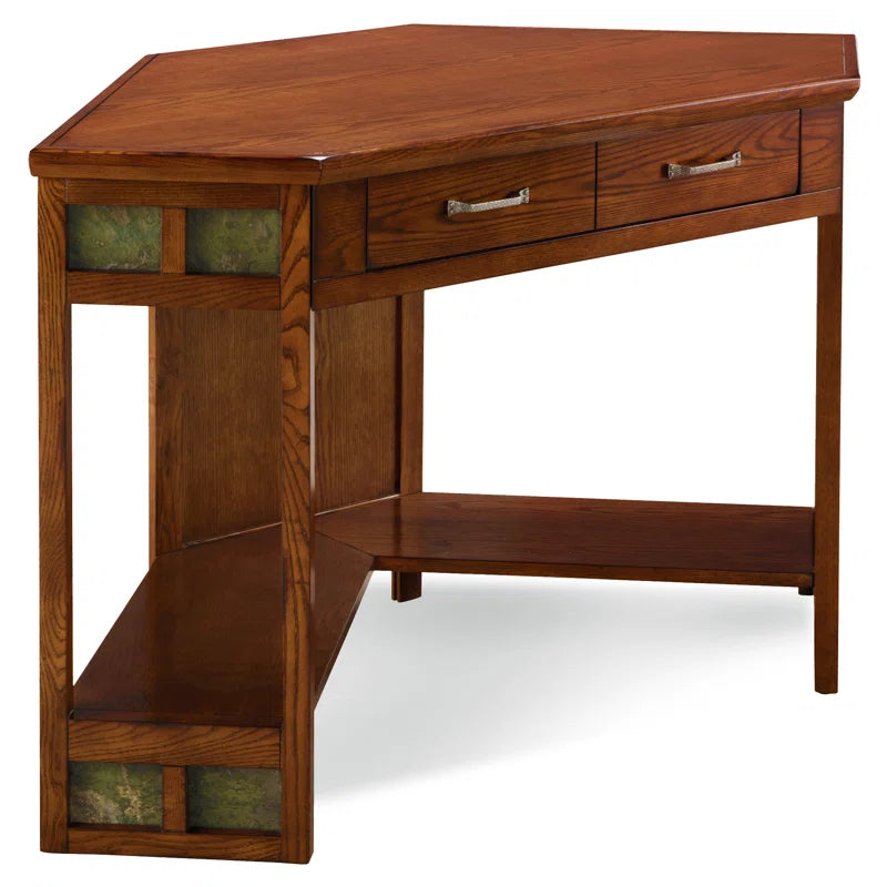 Moorton Corner Computer Desk Made with Solid Wood