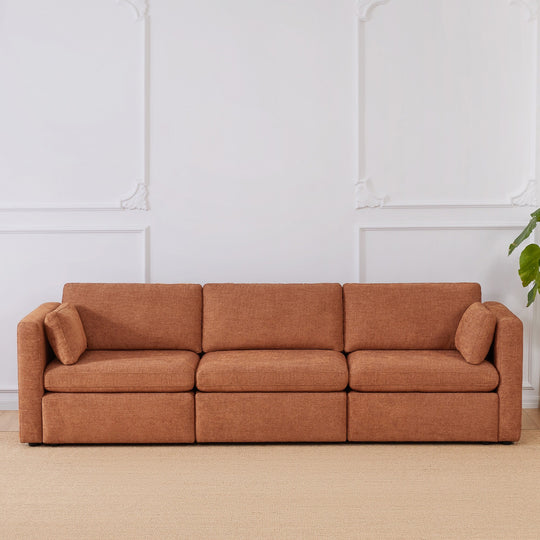 Mia Oversized Modular Sectional Fabric Sofa