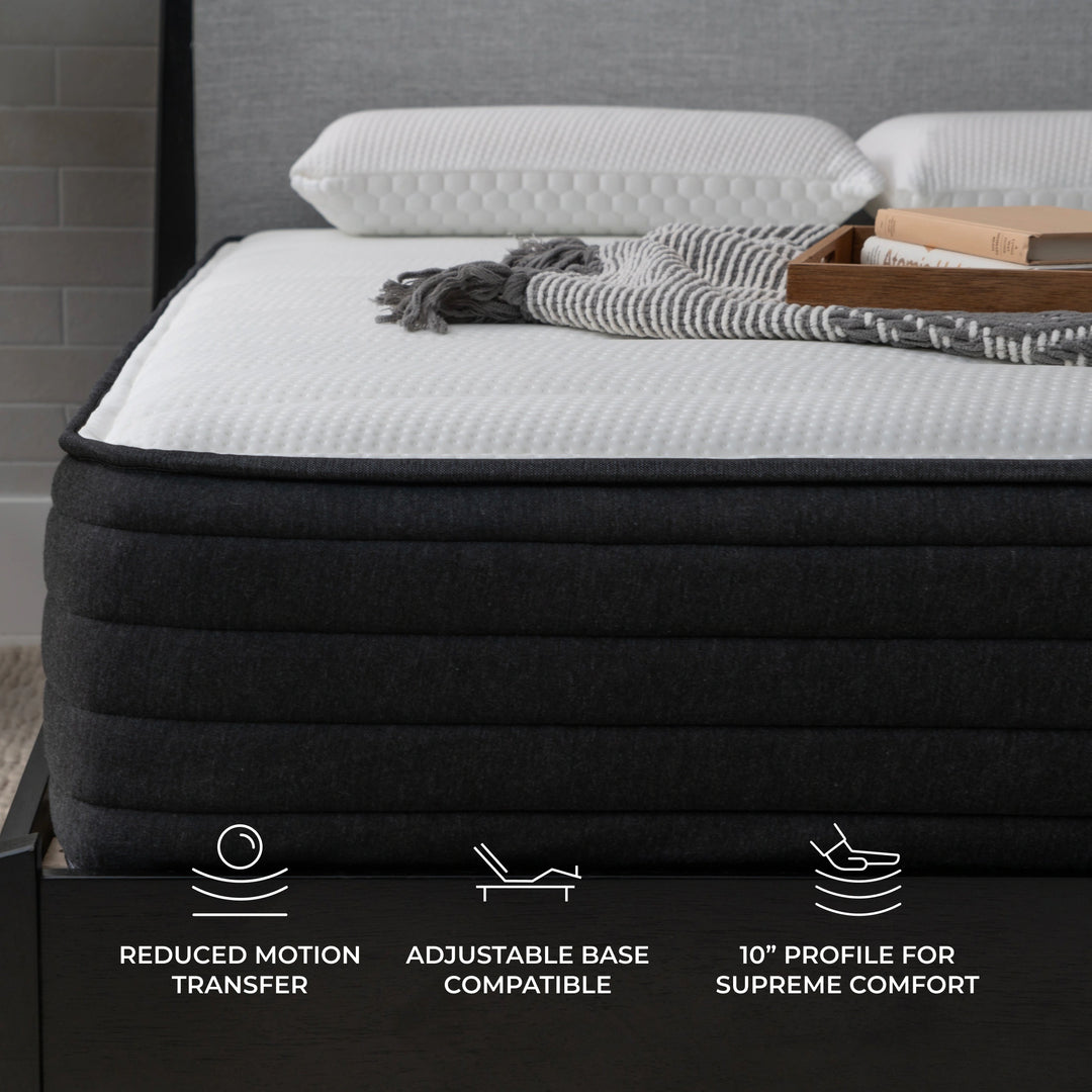 10" Gel Memory Foam Hybrid Mattress