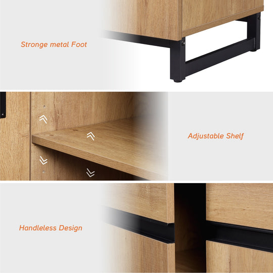 Modern TV Stand for Tvs up to 120 Inches, 4-In-1 Media Console with 6 Drawers and Adjustable Shelves, Entertainment Center